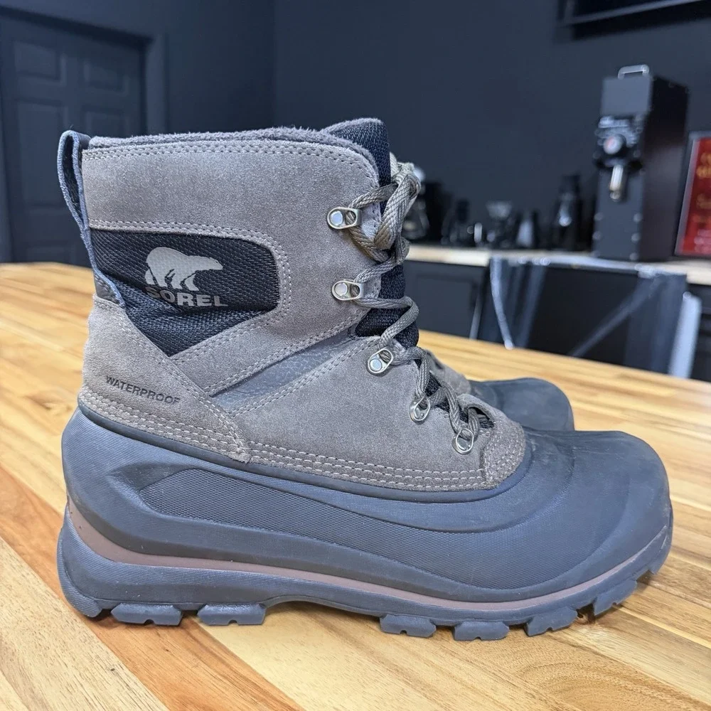 Sorel Buxton Lace Men's Size 8.5 Winter Boots Waterproof Insulated New with Box